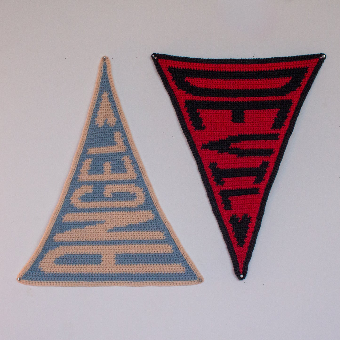 CROCHET PATTERN - ANGEL LETTERS PENNANT