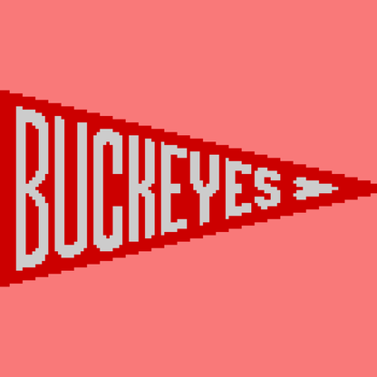 KNIT PATTERN - Custom Pennant Chart (Colorwork Chart Only)