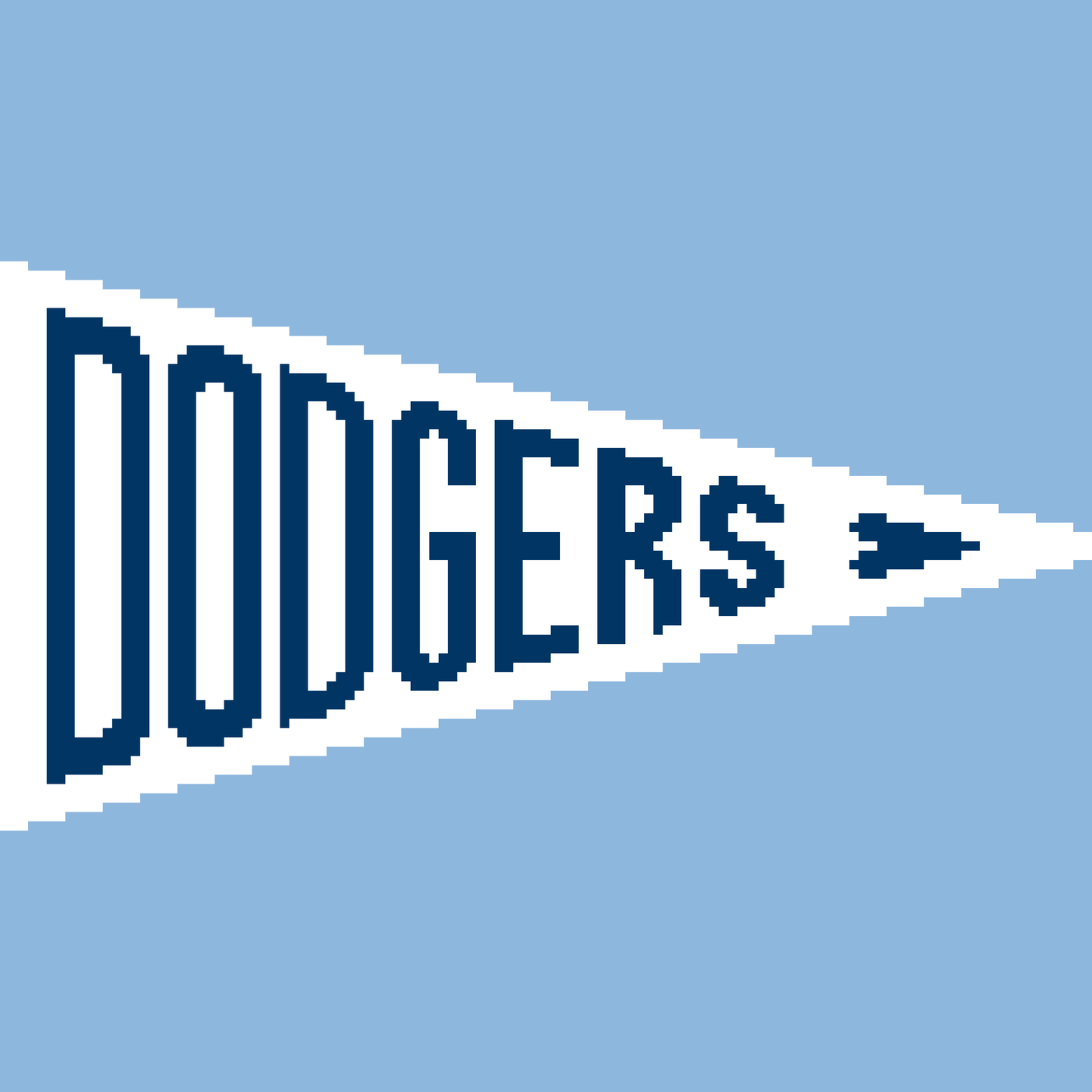 KNIT PATTERN - Custom Pennant Chart (Colorwork Chart Only)