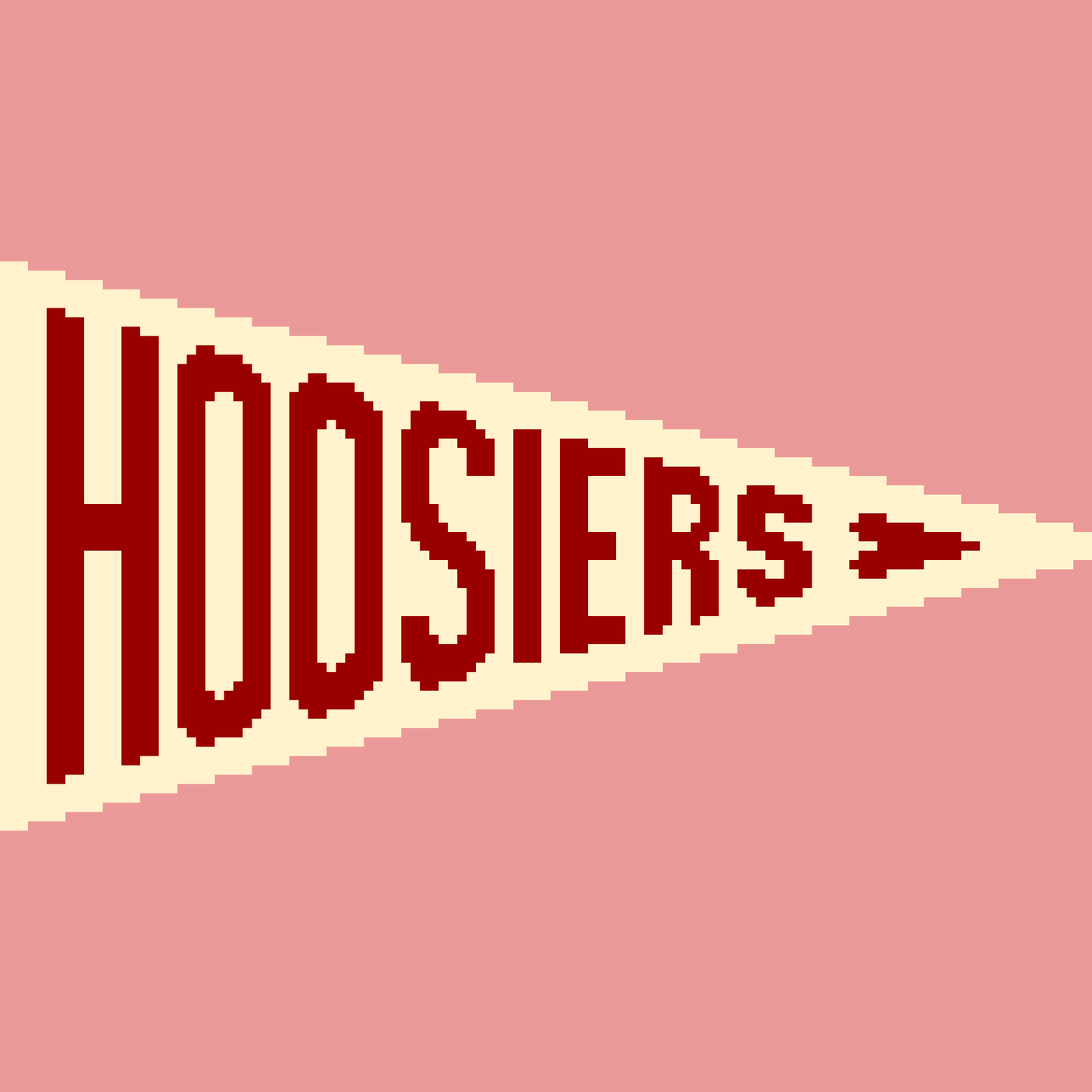 KNIT PATTERN - Custom Pennant Chart (Colorwork Chart Only)