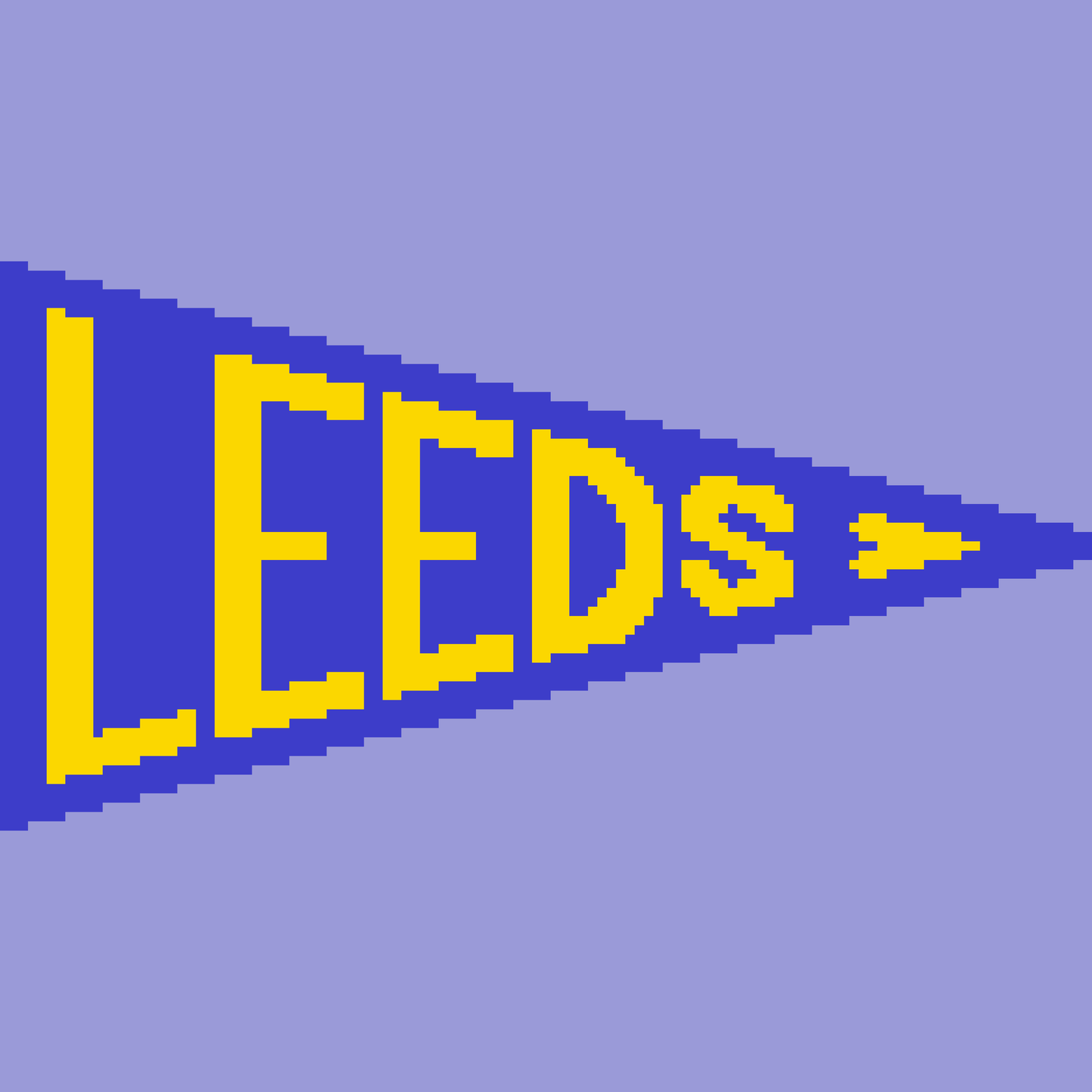 KNIT PATTERN - Custom Pennant Chart (Colorwork Chart Only)