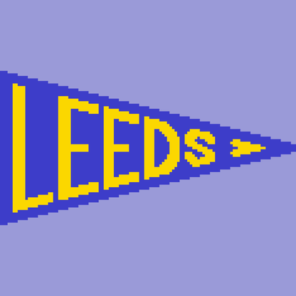 KNIT PATTERN - Custom Pennant Chart (Colorwork Chart Only)