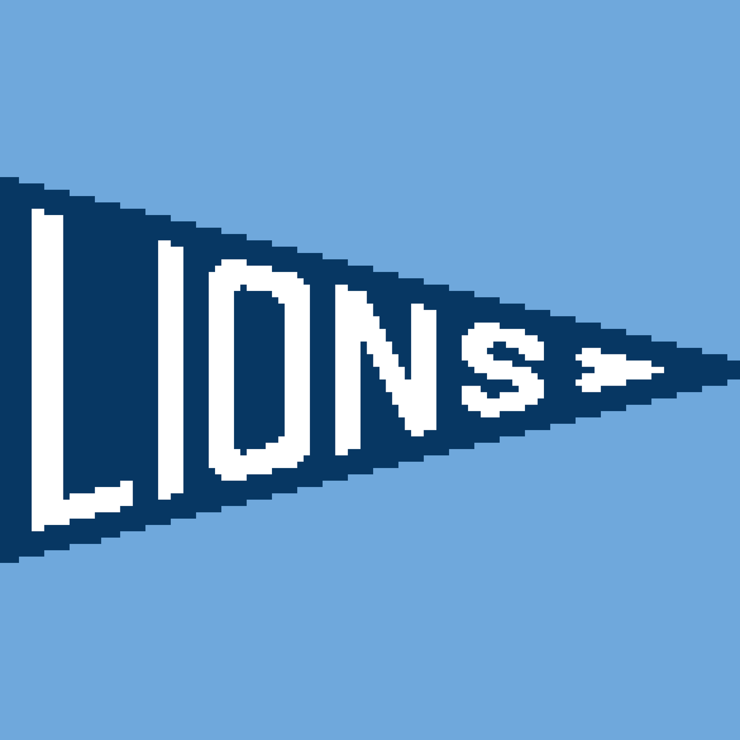 KNIT PATTERN - Custom Pennant Chart (Colorwork Chart Only)