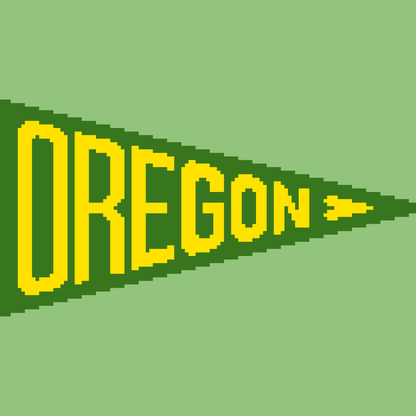 KNIT PATTERN - Custom Pennant Chart (Colorwork Chart Only)