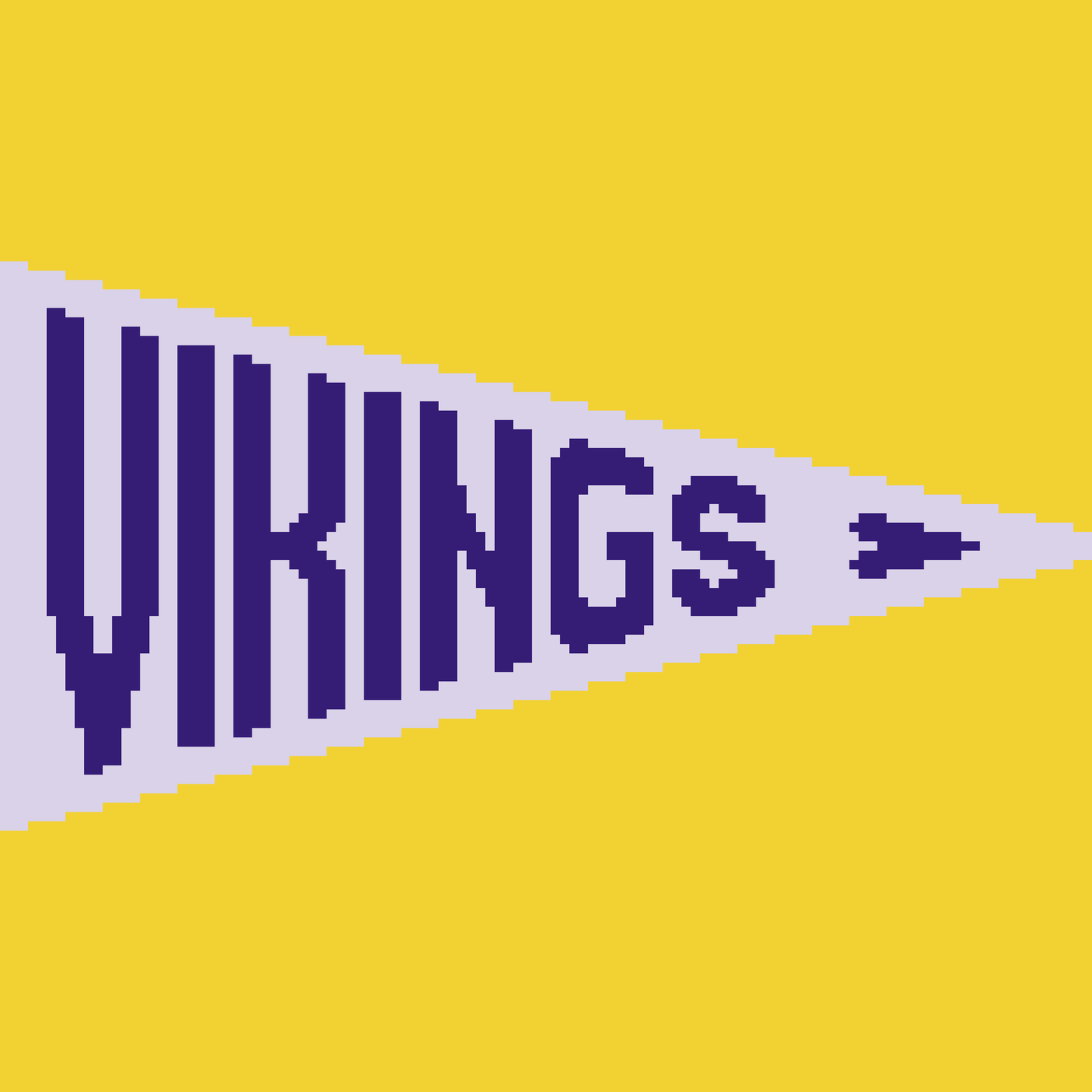 KNIT PATTERN - Custom Pennant Chart (Colorwork Chart Only)