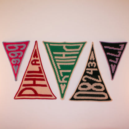 CROCHET PATTERN - ANGEL NUMBERS PENNANT