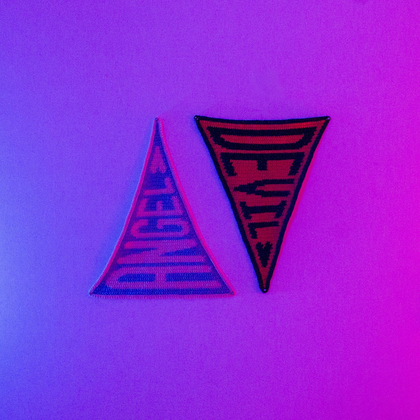 CROCHET PATTERN - ANGEL LETTERS PENNANT