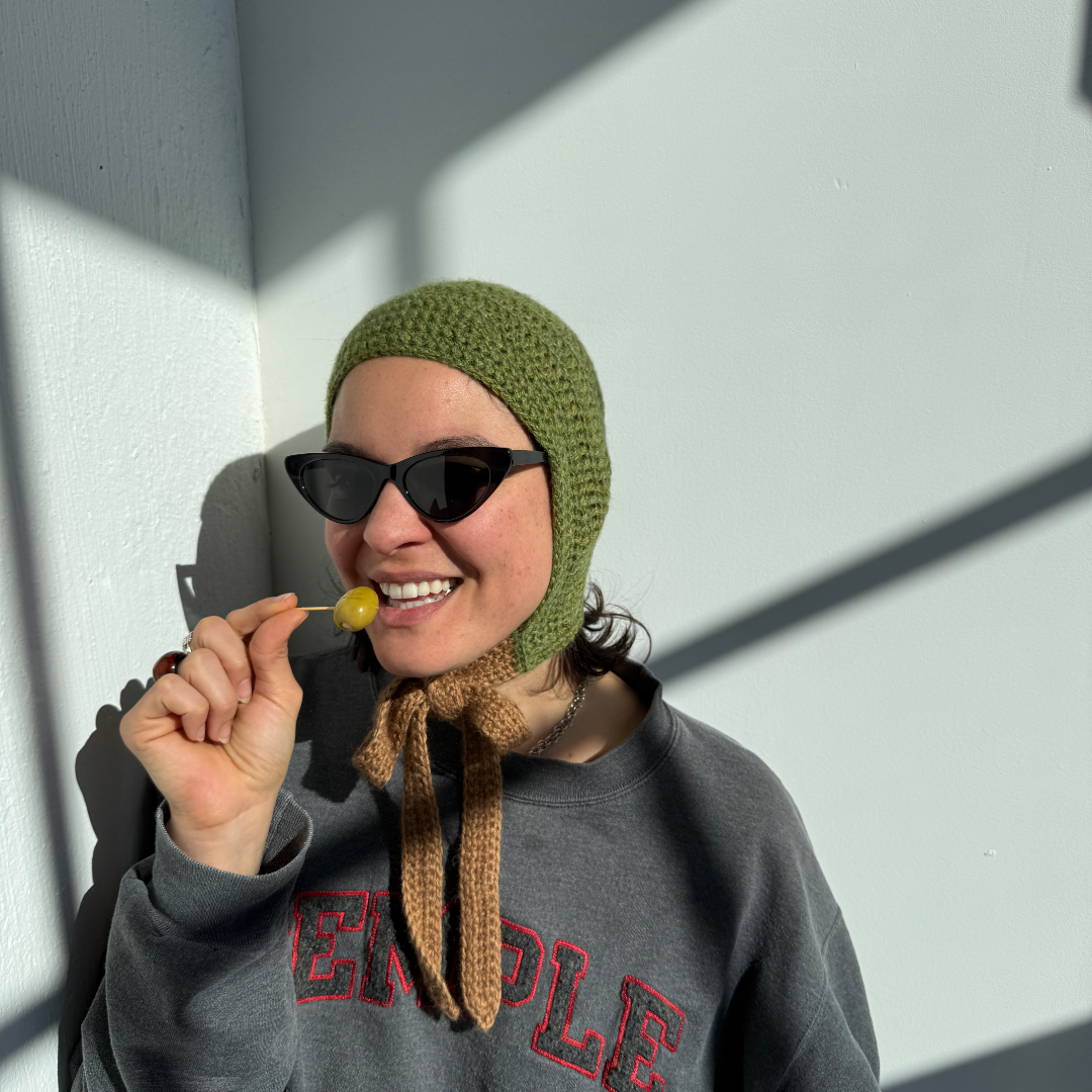 CROCHET PATTERN - OLIVE BONNET